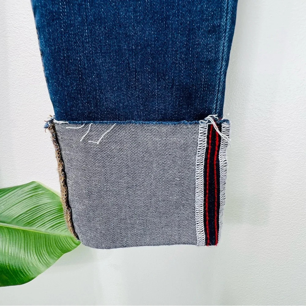 JOE’S JEANS “The Charlie” High Rise Cropped Cuff Denim Jean Size 26